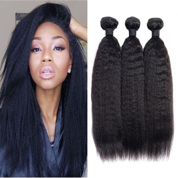 Dressmaker Brazilian Kinky Straight Hair 3 Bundles 100
