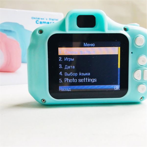 

digital mini camera kids cartoon cute camera toys outdoor pgraphy props for child birthday gift about 8.3*6.1cm