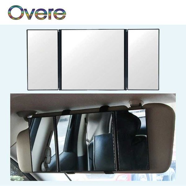 

overe new 1pc car interior sun visor tri-fold folding mirror for focus 2 3 fiesta mondeo 4 ranger corolla chr rav4