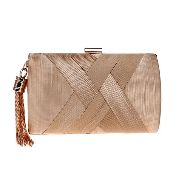 

auau-tassel fashion ladies clutch bag shoulder handbags female party wedding evening bag for phone purse