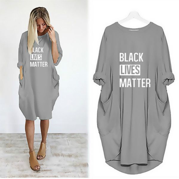 

womens designer dresses fashion brand dress luxury print women summer trendy casual dress womens 2020, Black;gray