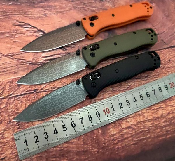 

Benchmade Болл Bug AXIS Складной нож 3,24 «Powder Damascus Steel Клинок, G10 CNC Ручка -535-191, плавное открытие и закрытие, чрезвычайно Shar