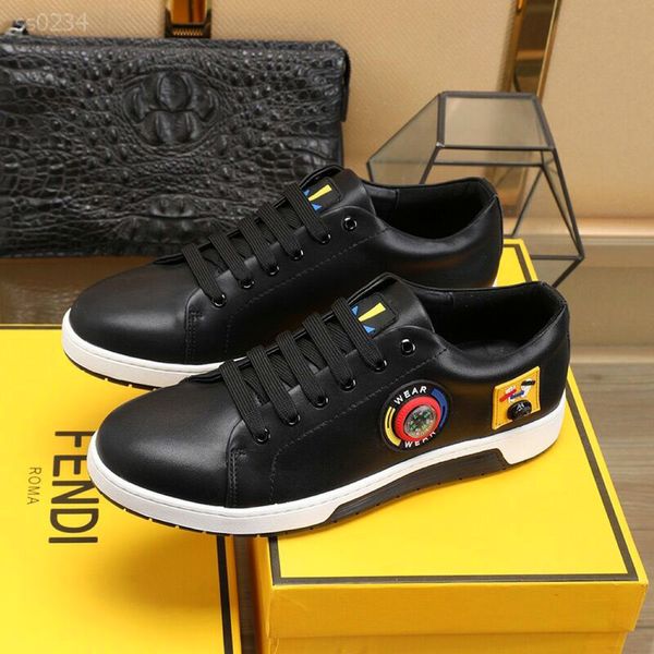 

2020 classic men's tide high-end comfortable casual sports shoes thick men's high-heeled shoes manufacturers direct sales size 39, Black