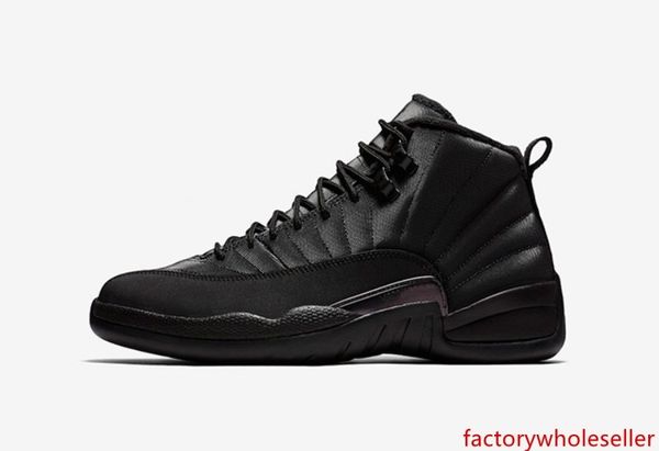 

12s 2019 new arrival 12 black basketball shoes winterized wntr with box mens trainers