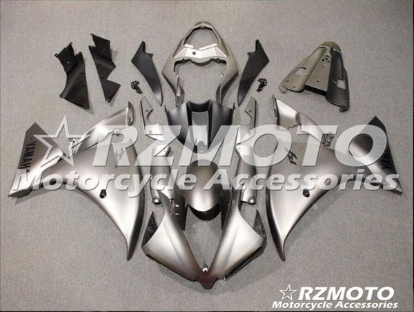 

4gifts new abs injection mold motorcycle fairings kits fit for yamaha yzf-r1-1000 2012-2014 12 13 14 fairing bodywork set custom silver gray