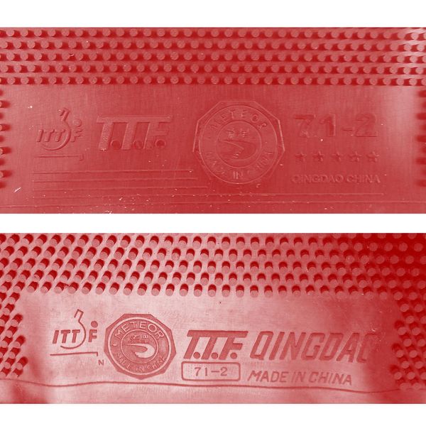 

original meteor 71-2 medium pips-out table tennis pingpong sheet rubber without sponge
