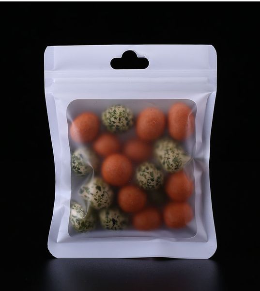 

15 size gift jewelry package bag matte window plastic bags with hang hole mobile phone case cover packaging bag lx2123