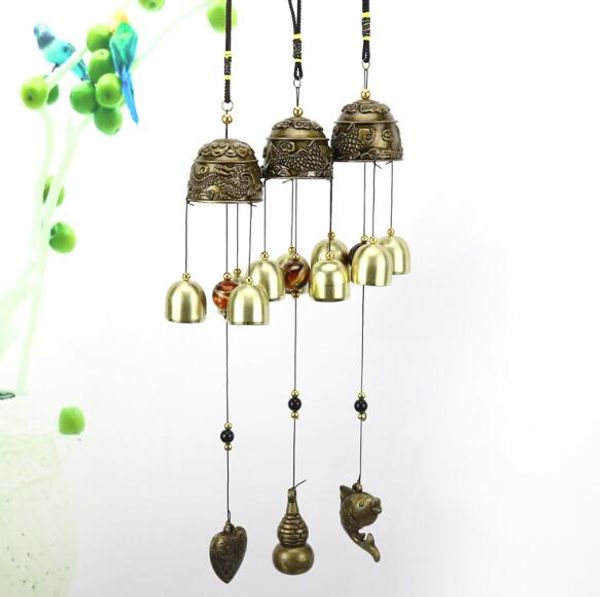 

Creative alloy metal alloy copper bell wind chime creative home decoration pendant lucky decoration pendant fa hion