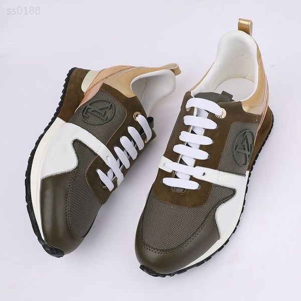 

2020 leisure european and american autumn and winter stitching high-grade suede sports men's shoes lace up comfortable women's sho, Black