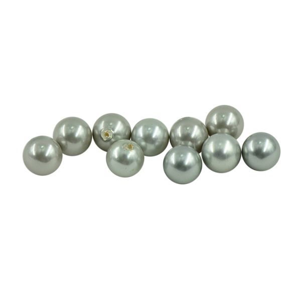 

10pcs half drilled round freshwater shell pearls beads for diy ring earrings