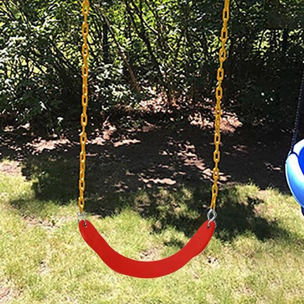 

5pc swings seats heavy duty with 66 chain plastic coated, playground swing set