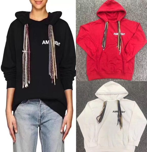 

2019ss засада твердые капюшоном пальто разноцветные drawstring weave толстовки пиджаки улица повседневная ветрозащитный пара медведь брошь т, Black