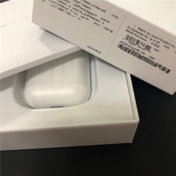 

Supercopy animation howing 2nd generation wirele charging bluetooth earphone with mart en or matte hinge h1 earbud pk alrpod h1 chip