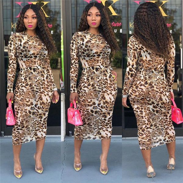 

дизайнерские платья мода сексуальный длинный стиль женские платья повседневная женская одежда женская леопардовая печать, Black;gray