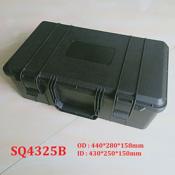 

sq4325b pp material tool box camera tool case with foam