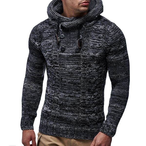 

2018 autumn winter sweater pullover men brand casual slim sweaters male warm thick hedging turtleneck sweater xxl, White;black