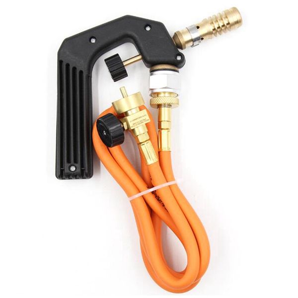 

new mini gas torch mapp soldering gas torch brazing with handle 1.5 meter tube propane welding plumbing for one pound cylinder