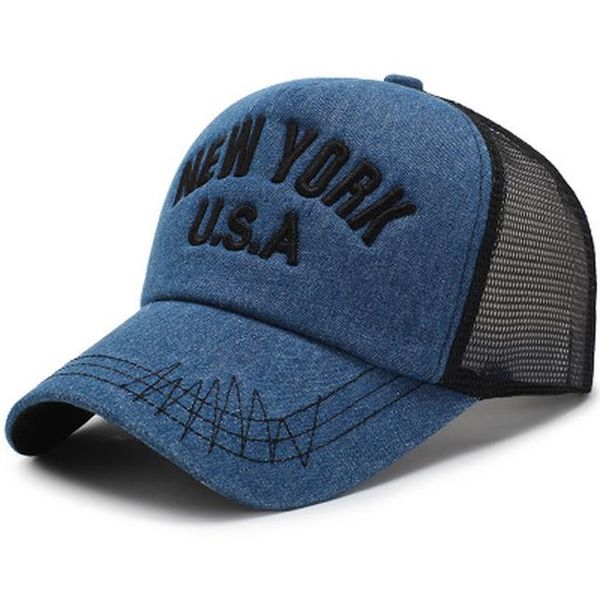 

2020 new summer sunshade mesh cap spring and autumn korean baseball cap casual wild cap breathable sunscreen sun hat wholesale strwt, White