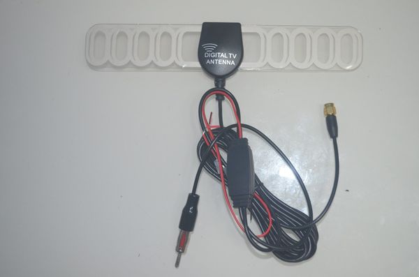 

car dvd stereo mobile dvb-t isdb-t active digital tv antenna radio fm am aerial amplified gps
