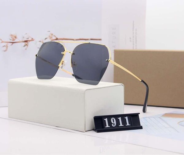 

d letter designer sunglasses for man&woman brand sunglasses uv400 1911 5 colors option come with box, White;black