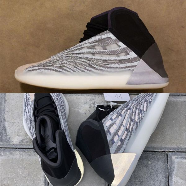

authentic quantum casual shoes men women mafia eg1535 kanye west wave runner 3m reflective sneakers sports with original box, Black