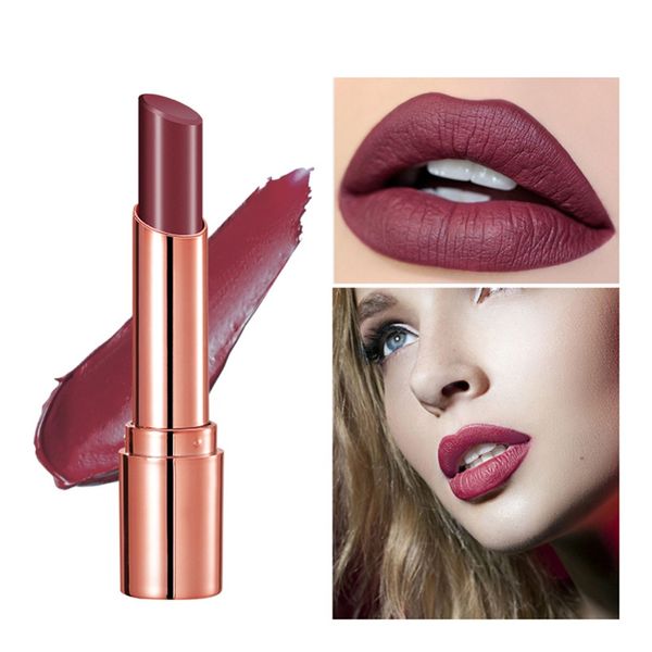 

silky matte lipstick moisturizing lips waterproof non-stick cup lipstick lip makeup