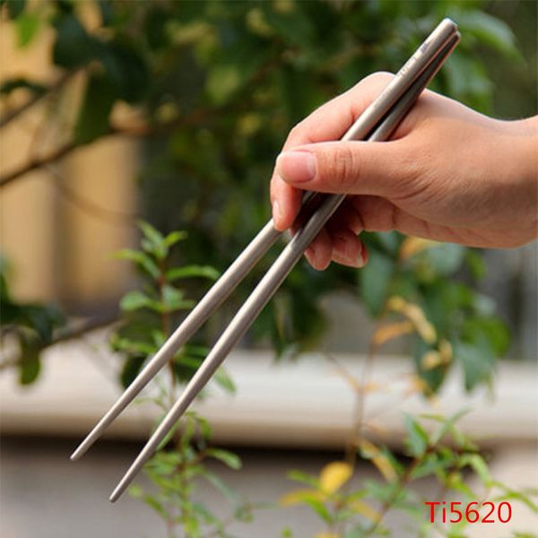 

new chopsticks titanium metal chopsticks outdoor cookware camping cutlery antibacterial function tableware 14.5g ti5620/ti5622