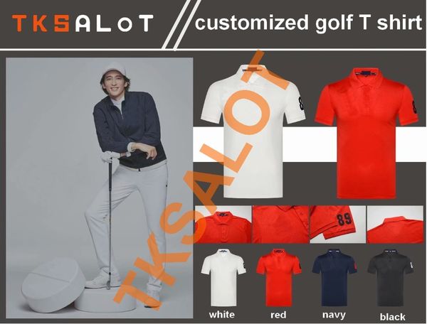 

2019-1945 new style 100pcs/color customized men's golf t shirt, Black;blue