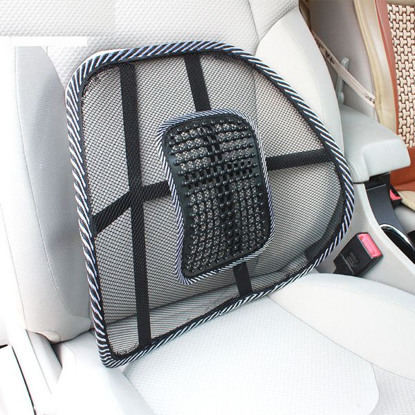 Car Seat Office Chair Massage Back Lumbar Support Mesh Ventilate