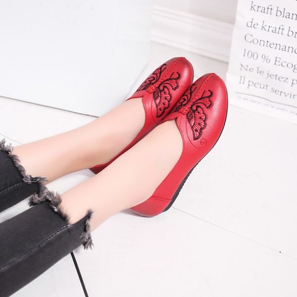 

spring women flats leather shoes woman comfortable soft casual women shoes fashion bow loafers mujer chaussure femme j16-24, Black