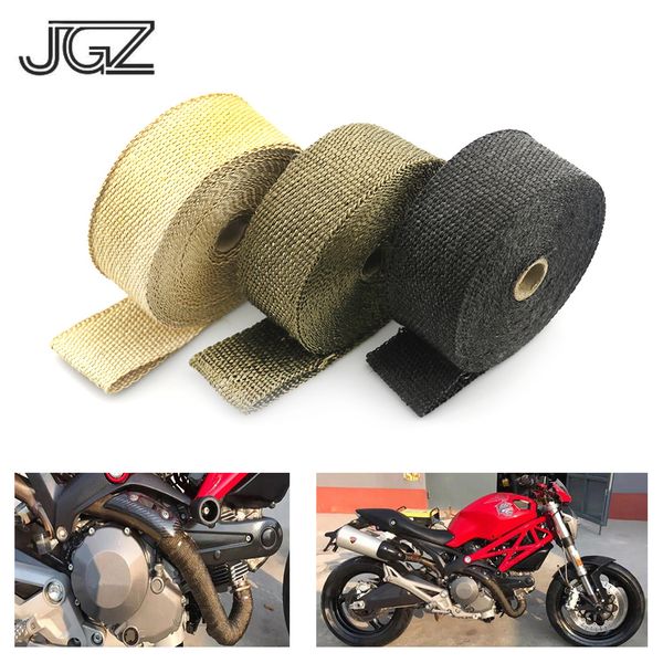 

universal 1.5mm*50mm motorcycle exhaust pipe insulation cotton heat wrap belt anti-cloth for
