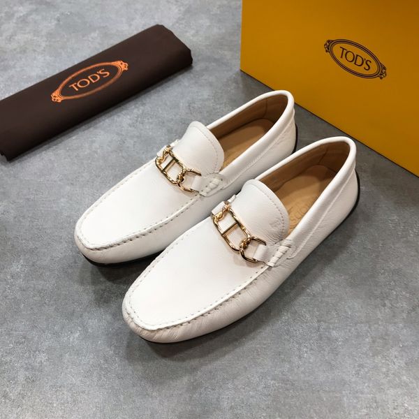 

men leather loafers men's casual shoes leather comfortable driving moccasins spring autumn slip on boat shoes male loafers, Black