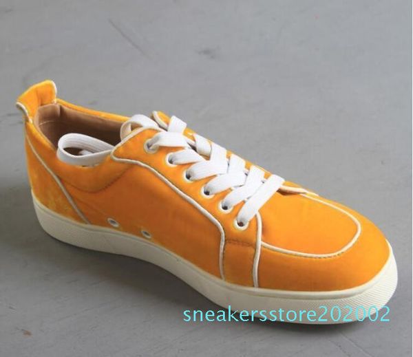 

perfect gift-spring/summer red sole junior shoes rantulow sneakers flat women red bottom skateboarding designer walking shoes footwear s02, Black