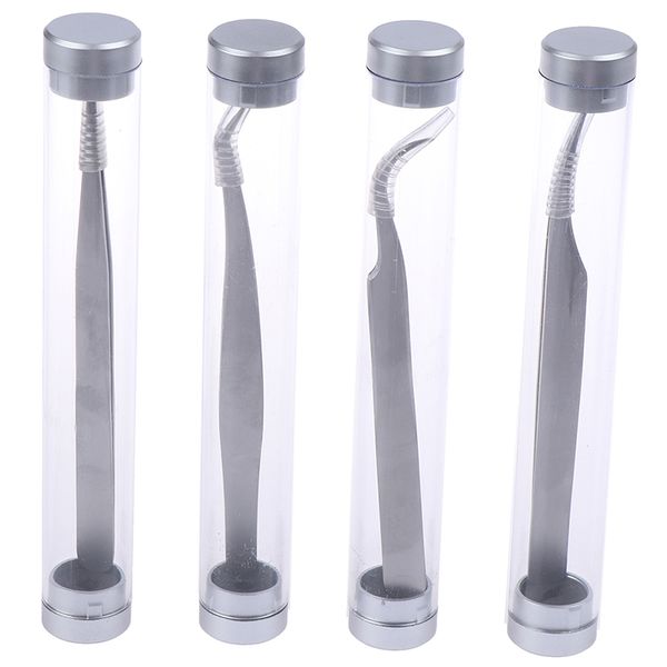 

4styles 3d accurate tweezers eyelash extension tweezers makeup stainless steel non-magnetic pincet false eyelash