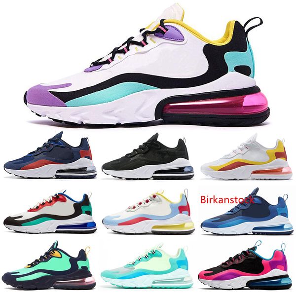 

new discount color react casual running shoes men sports mens trainers sneakers outdoors blue void size eur36-45 drop shipping