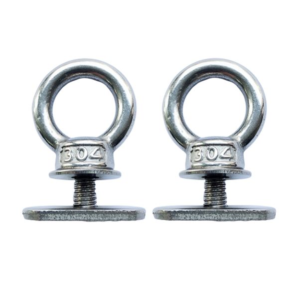 

1 pair stainless steel kayak track mount nut screw tie down eyelet