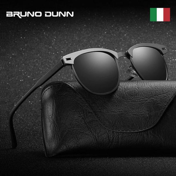 

bruno dunn brand design retro aluminum classic sunglasses polarized men sun glasses male oculos de sol masculino ray uv400 2020 ryppp