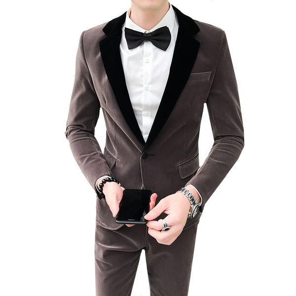 

mens one button dress blazers 2019 brand new nightclub prom men red slim fit suit jacket wedding stage singer costume, White;black