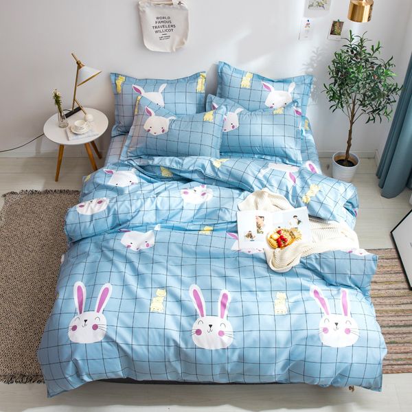 

комплект постельных принадлежностей твин полный  size односпальная кровать пододеяльник комплекты печать постельное белье пододеяльники