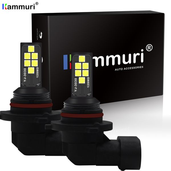

kammuri hb4 led hb3 9005 9006 led lamp bulb car fog lights lamp car daytime running lights drl white amber 12v auto