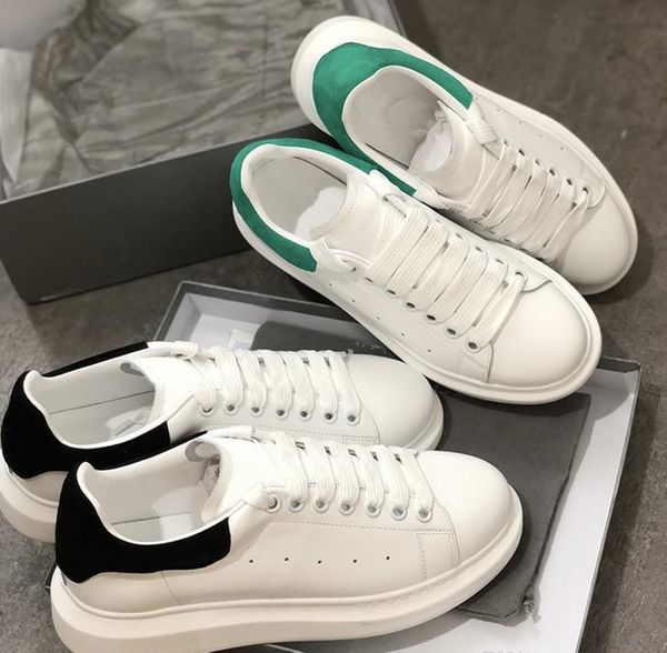 

luxury women designer shoes white sneaker platform shoes genuine leather trainers comfort pretty girl wholesale style casual shoes men, Black