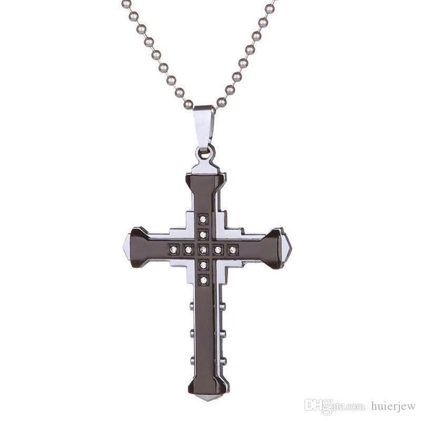 

necklace for men women stainless steel necklace fashion long chain necklaces hip hop jewelry, Silver