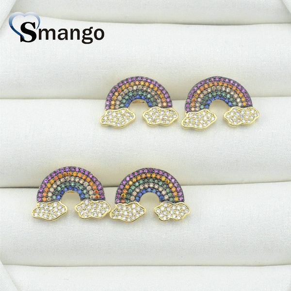 

5pairs, серия rainbow, серьги способа женщин формы радуги. золотые цвета, может оптовая продажа, Golden;silver