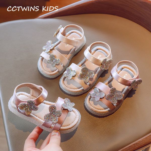 

girls cute sandals shoes 2020 summer children butterfly shoes baby girls fashion princess sandals toddler pu leather flat ps859, Black;red