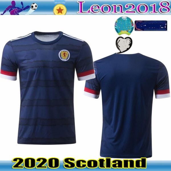 

euro cup 2020 scotland soccer jerseys camisetas de fÃºtbol home mcgregor mcginn armstrong robertson national team football shirt, Black;yellow