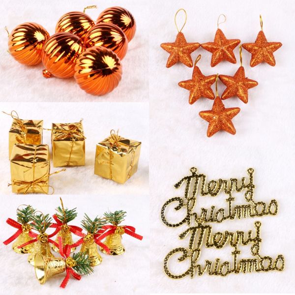 

42 pcs / серия рождественской елки шарика безделушка висячие xmas party украшение cute wedding home decor новогоднее украшение supplies новы