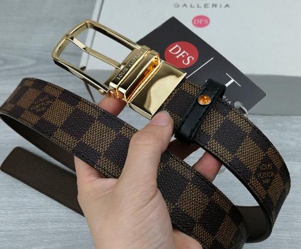 

2019ok 556belts mens designer belts genuine leather business belt buckles luxury belt black strap big gold buckle womens belt gift with, Black;brown