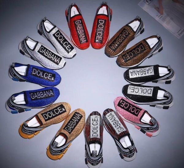 

2018 fa hion de igner hoe brand genuine leather neaker luxury hoe dg love italian hoe man woman ca ual hoe