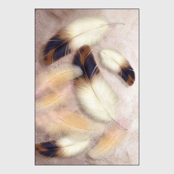 

nordic luxury beautiful feather 3d printed carpets for living room area rugs kids room crawl floor rug child bedroom play mats