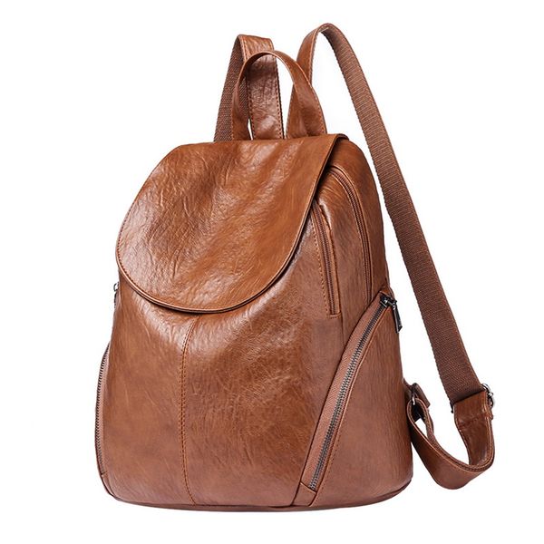 

adisputent 2019 fashion women backpacks pu leather backpack shoulder bags daypack for women female rucksack feminine mochila